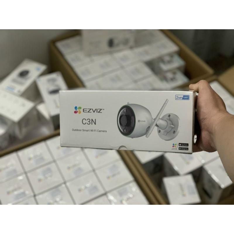 Camera Thông Minh IP Wifi 2MP EZVIZ C3N FullColor - Ngoài Trời - Chuẩn Chống Nước IP67 - Chính Hãng - Bảo Hành 24 Tháng