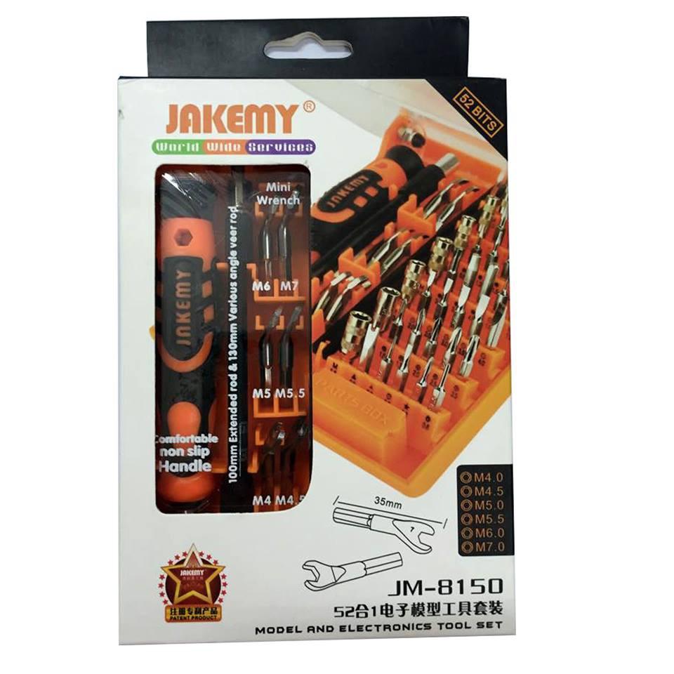 Bộ Tua Vít Đa Năng 54 chi tiết Jakemy JM-8150 (Cam) - Hàng Chính Hãng - Nguyên Seal