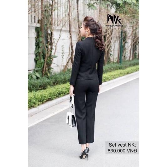 Set vest 2 lớp cơi túi hàng NK sale sốc