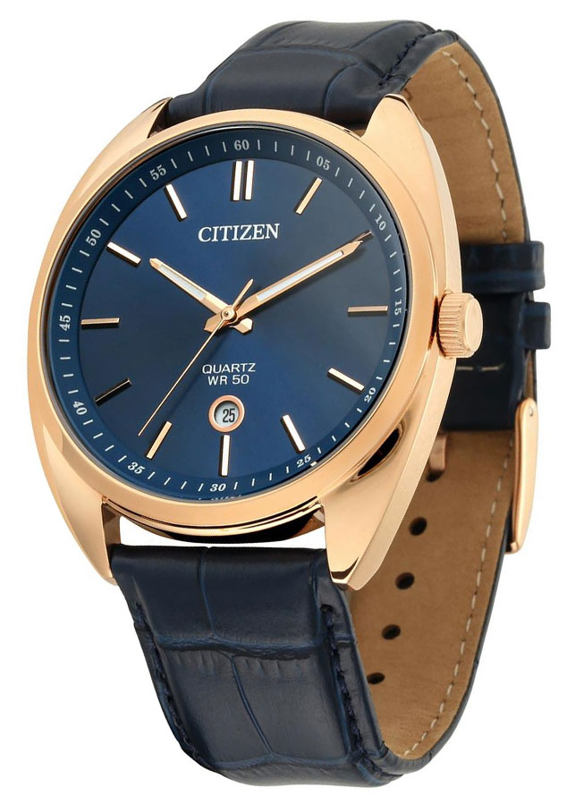 Đồng Hồ Nam Citizen Dây Da BI5093-01L - Mặt Xanh