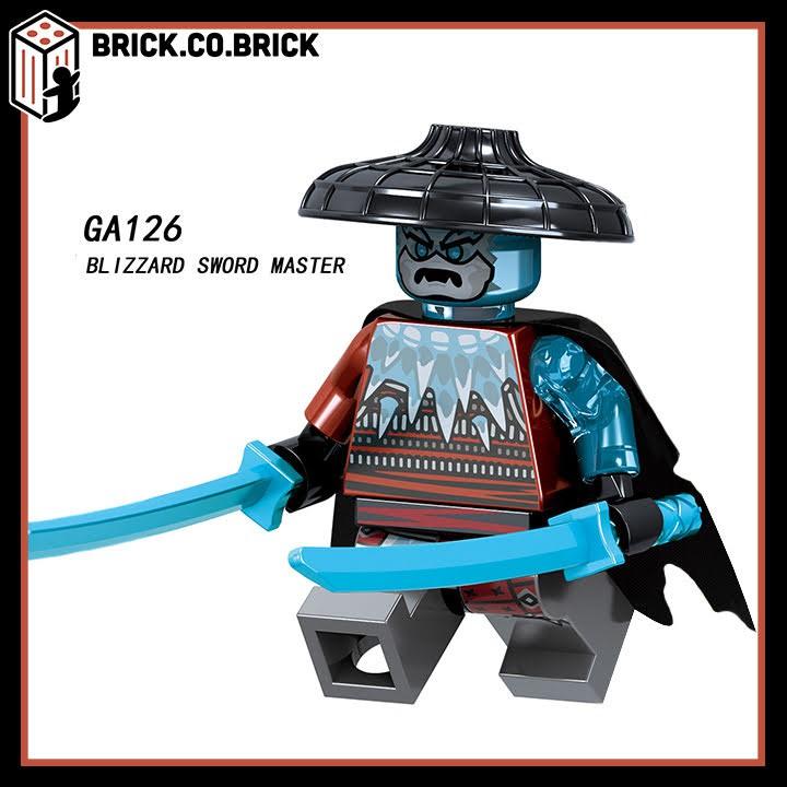 Đồ Chơi Lắp Ráp Ninja Phantom minifig Nhân Vật Hồ Ly Chín đuôi Samurai Akita Mẫu mới GA123 - GA-124