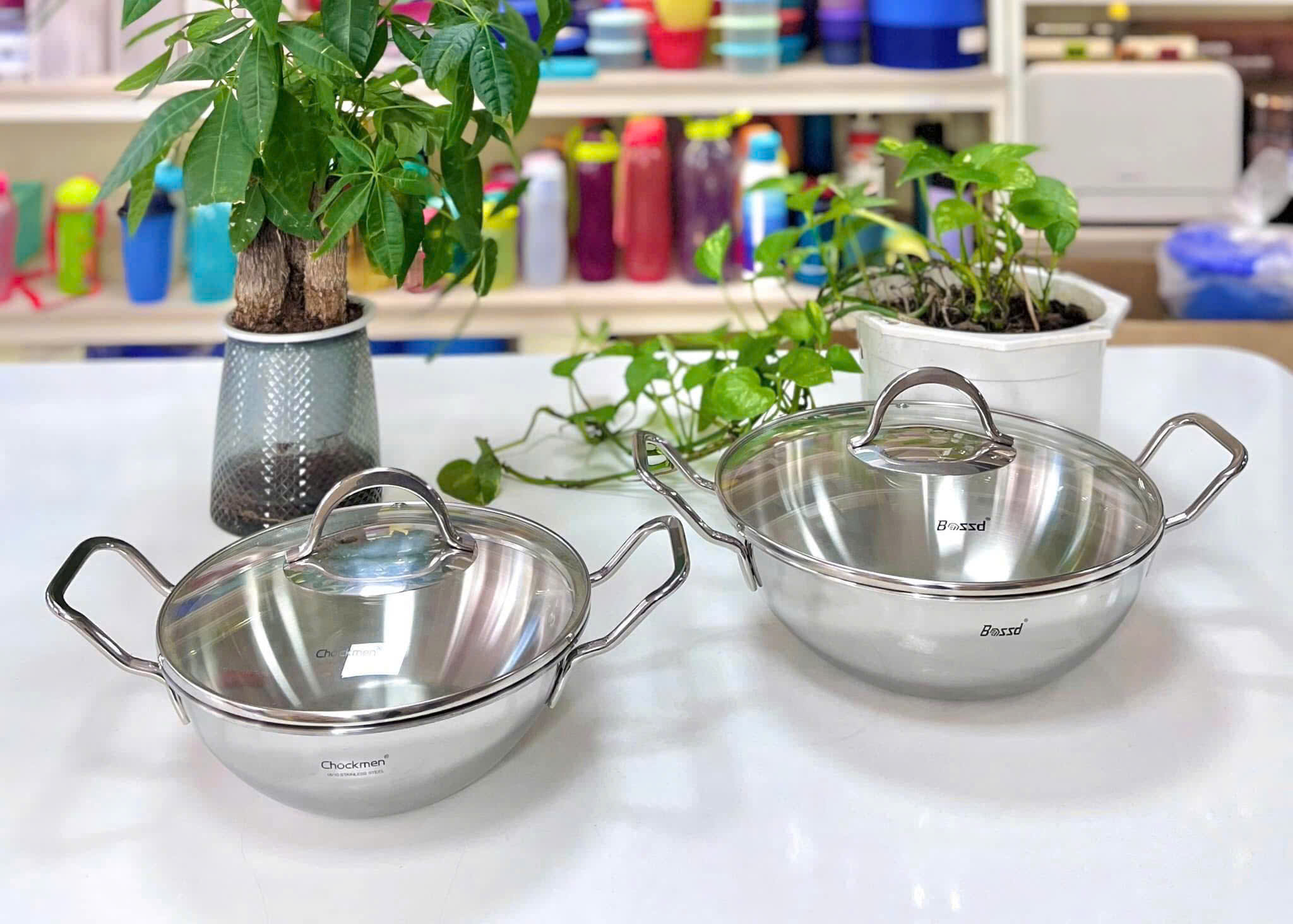 [Hàng chính hãng] BSD92- Nồi hải sản Bossd sâu lòng có nắp - 24cm