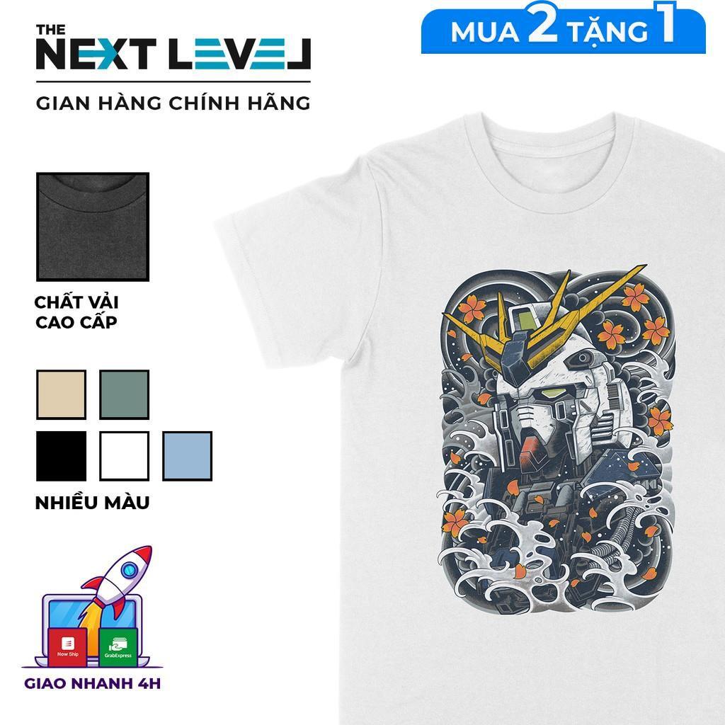 Áo thun Gundam Unisex THE NEXT LEVEL, Cotton 100% 5 màu nam nữ - BT0112