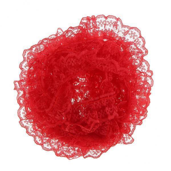 3-5pack 5 Yards Various Colors Ribbon Floral Elastic Lace Trim Handcraft