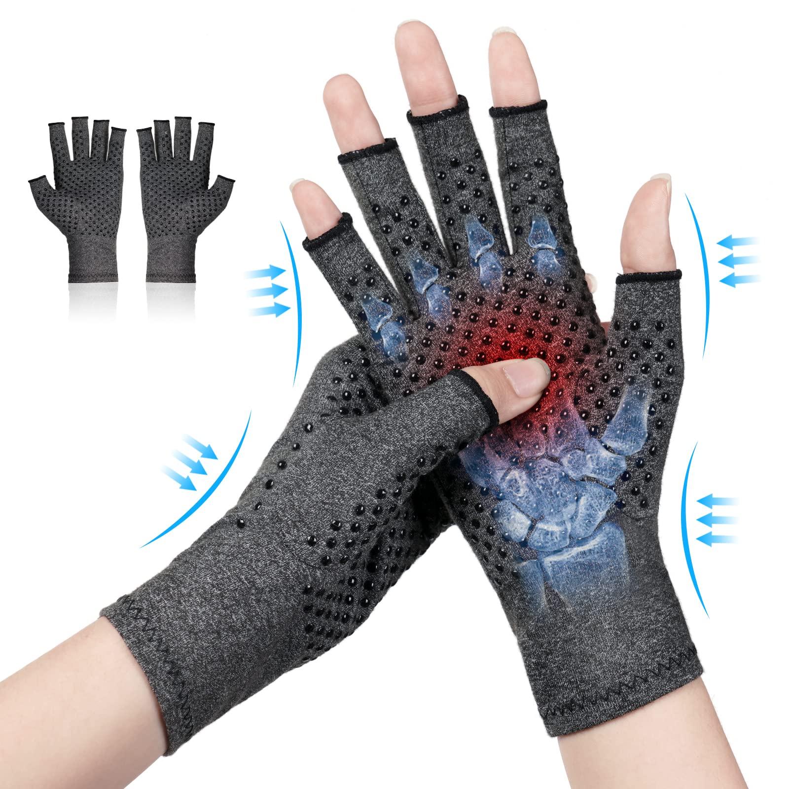 Găng tay viêm khớp, găng tay nén nam giới, viêm xương khớp găng tay không ngón tay để giảm đau