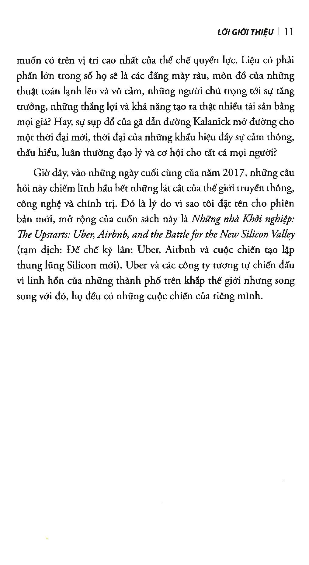 Sách Đế Chế Kỳ Lân: Uber, Airbnb Và Cuộc Chiến Tạo Lập Thung Lũng Silicon Mới