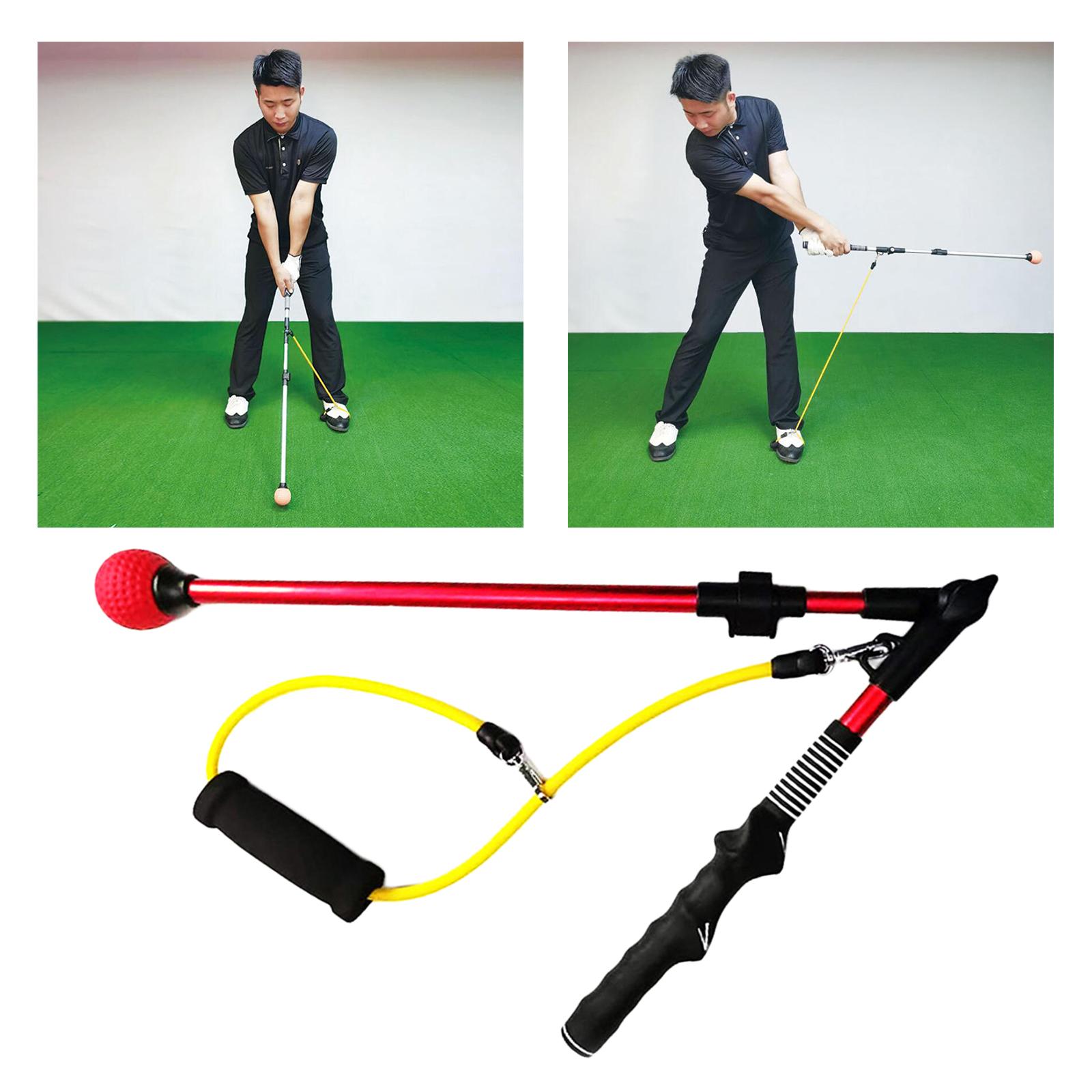 Golf Swing Trainer Golf Alignment Warm-Up Stick Training Aid Practice