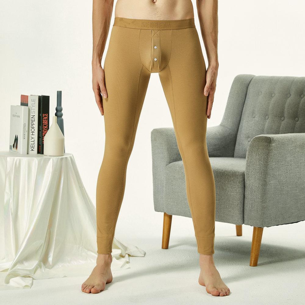 2021 Mới Nam Quần Lót Sinh Nhiệt Đáy Thu Đông Nam Quần Legging Giữ Ấm Quần Nam Chặt Quần Lót Dài Johns Giấc Ngủ
