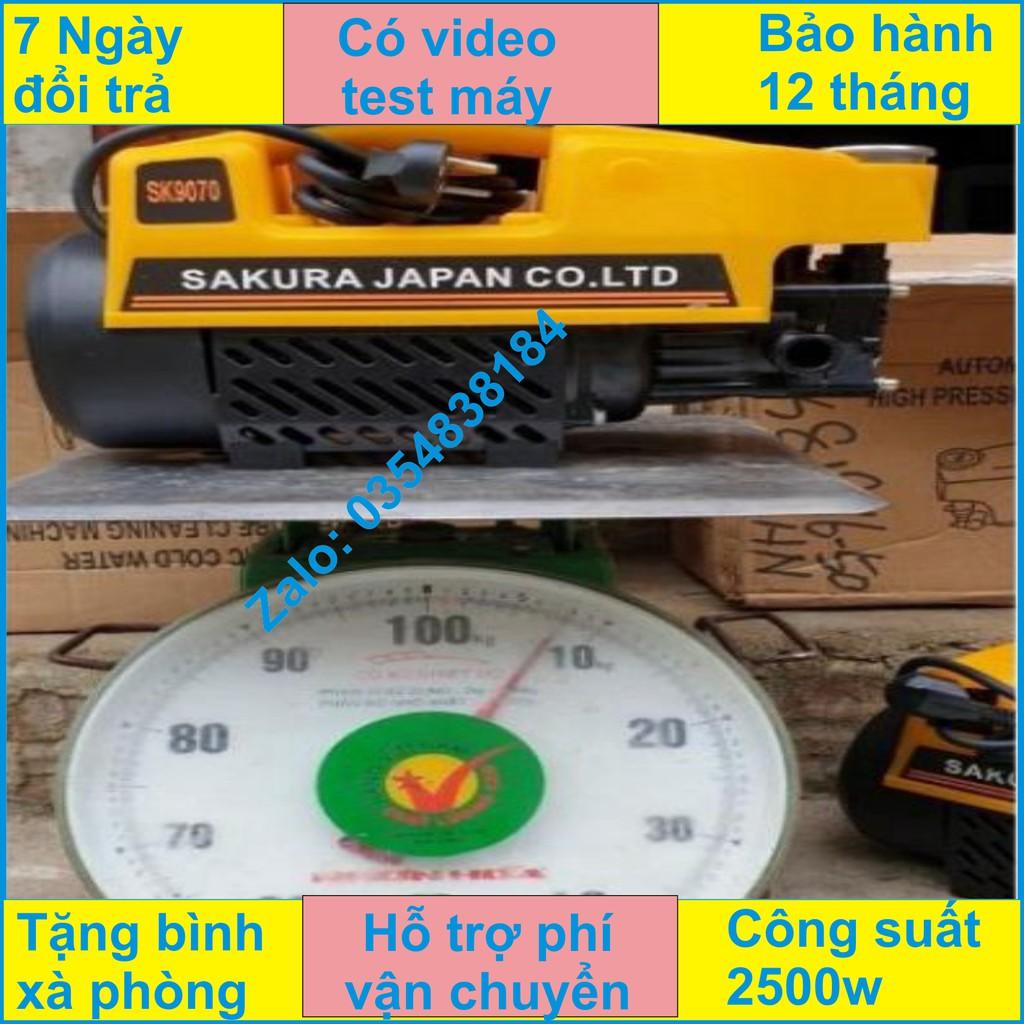 Máy rửa xe sakura áp lực cao - Hàng công ty.