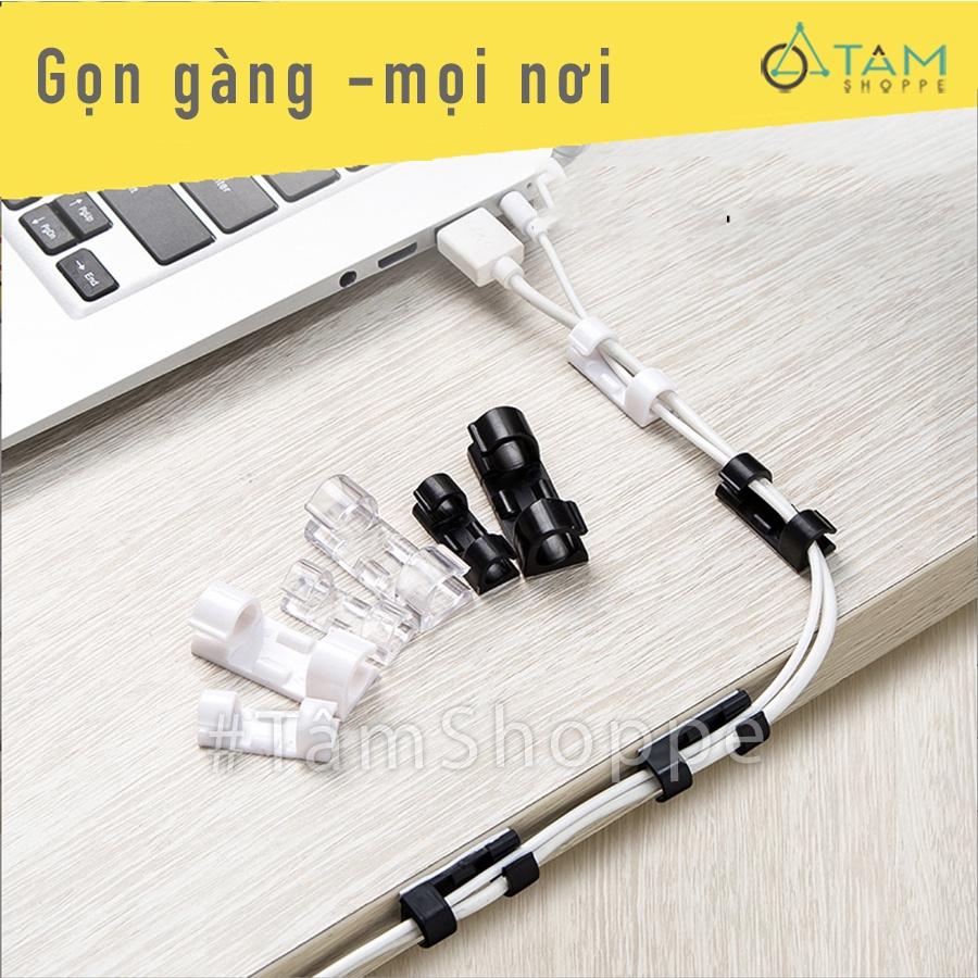 Set vỉ kẹp nhựa cố định dây điện ĐGD-01