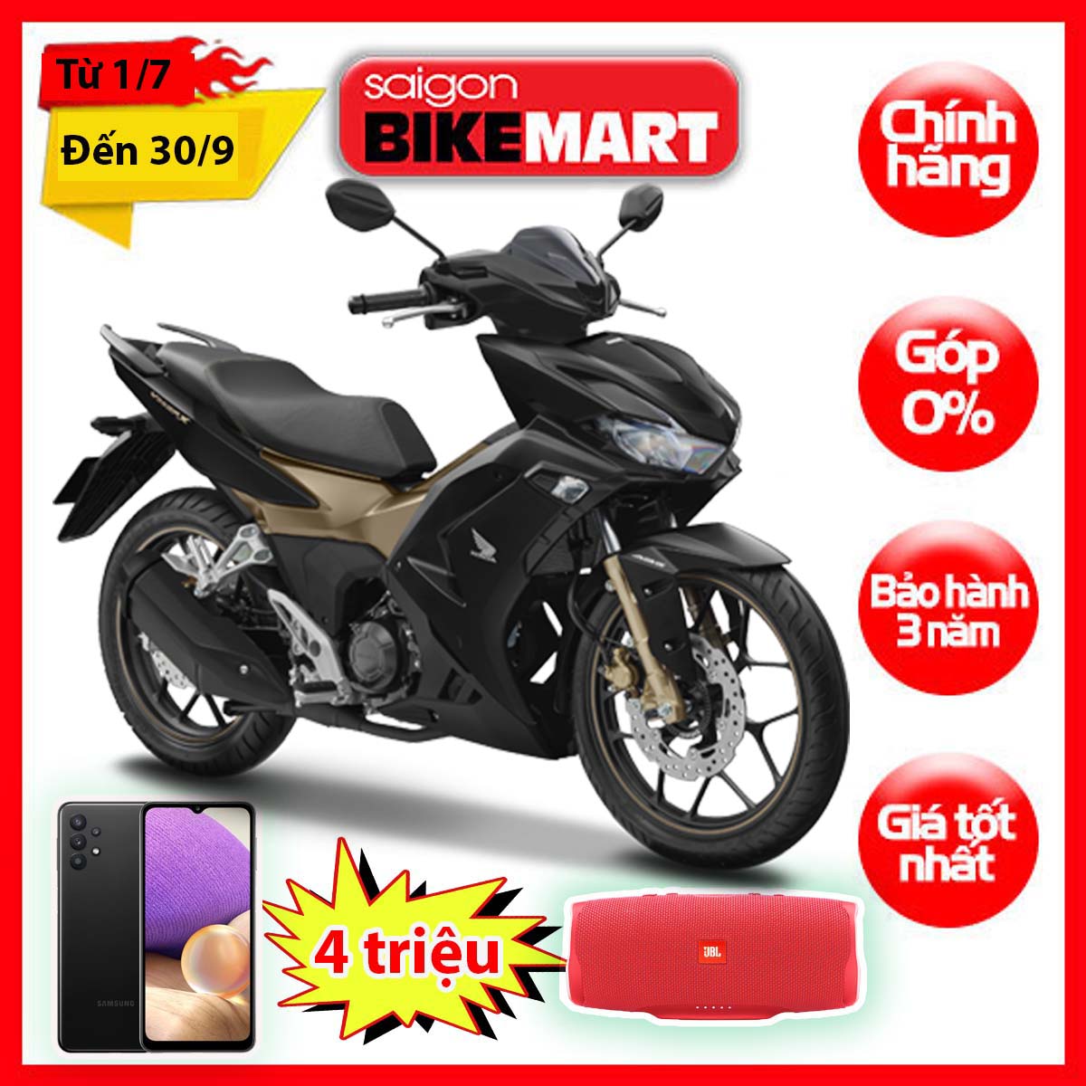 Xe Máy Honda Winner X Đặc Biệt 2022 - Đen Vàng