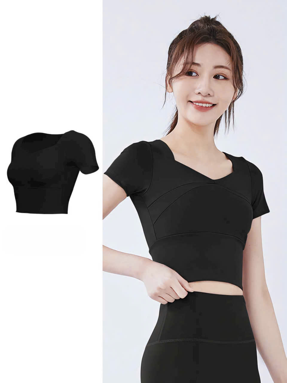[KoSuyTu] ÁO CROPTOP TẬP YOGA – GYM TÍCH HỢP ÁO NGỰC