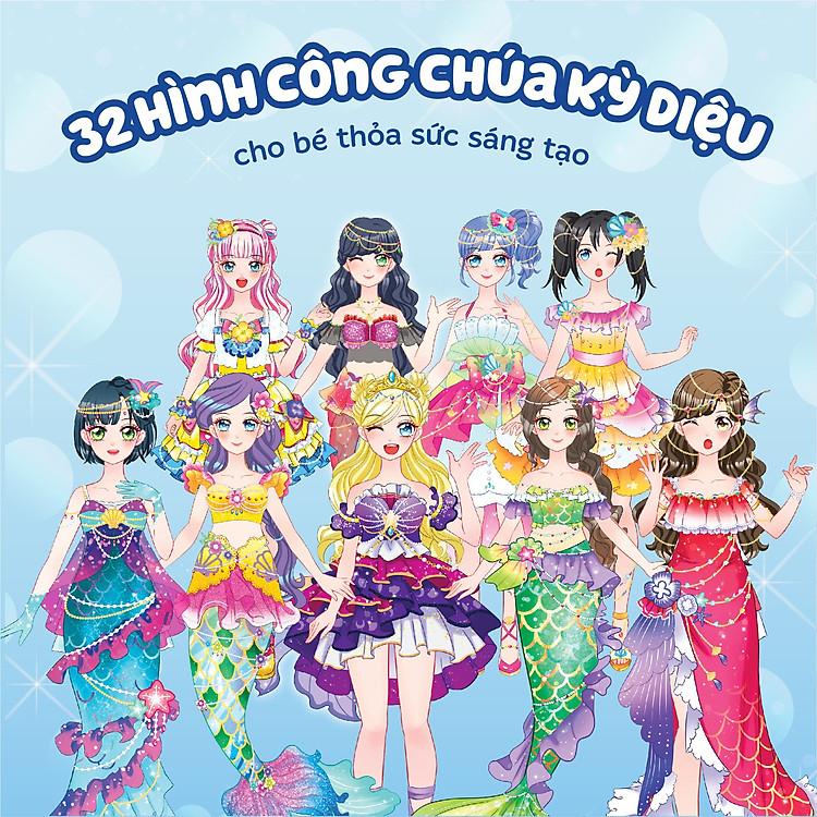 Sách Thời trang Công chúa Kỳ diệu (4 trang stickers)