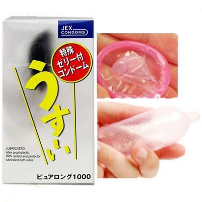 Bao Cao Su Nhật Bản Chống Xuất Tinh Sớm Jex Usui Pure Long - Gai Gân Tăng KHoái Cảm - Che Tên Sản Phẩm - SHOP THIÊN THAI
