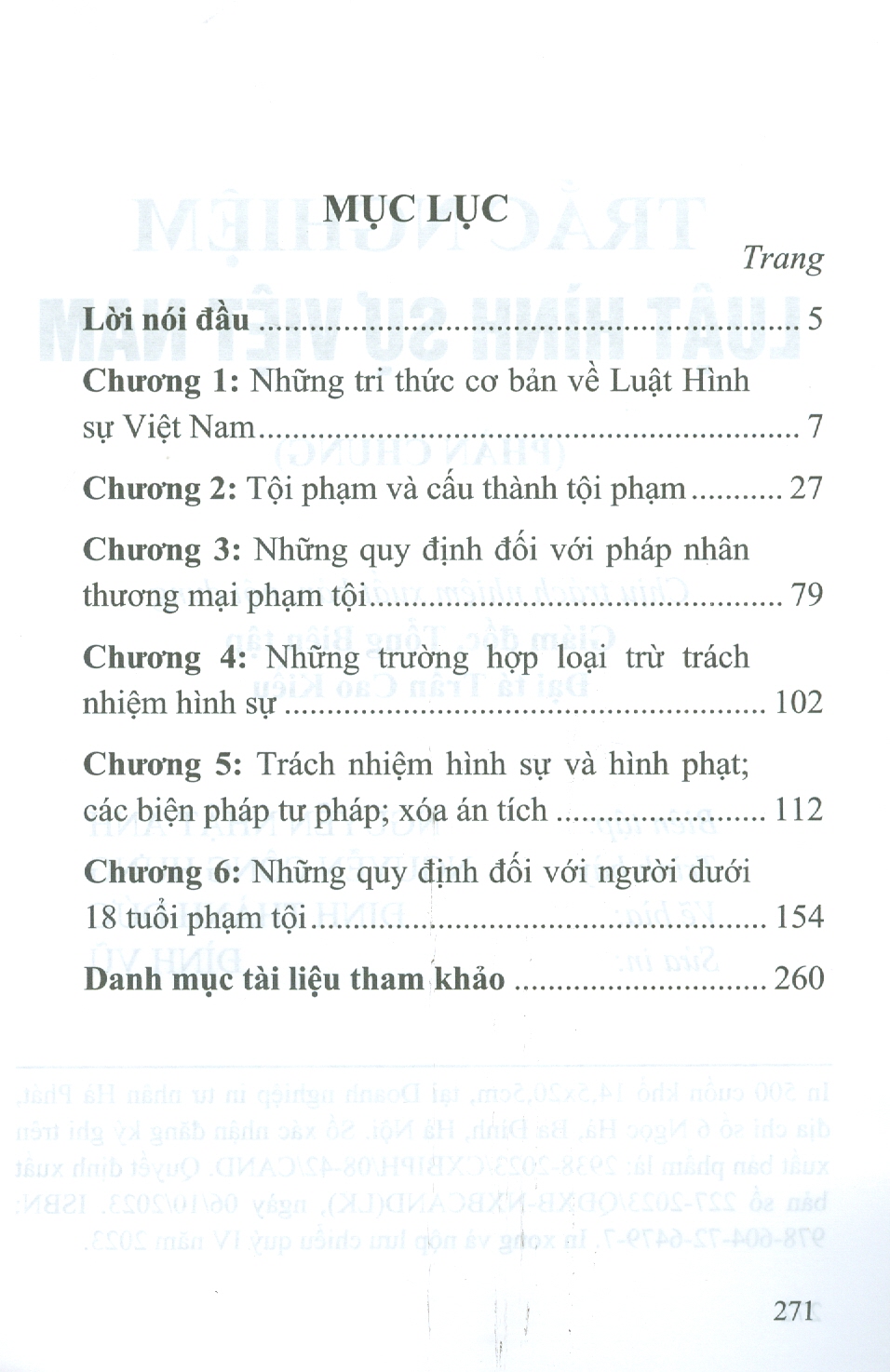 Trắc Nghiệm Luật Hình Sự Việt Nam - Phần Chung (Sách tham khảo; Tái bản có sửa chữa, bổ sung)