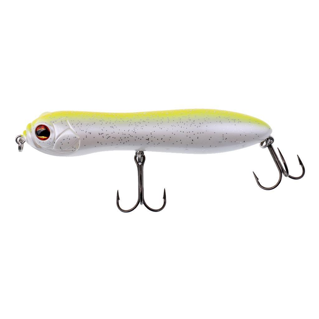 Fishing Lure Floating Lifelike Swimbait Artificial Bait Crankbait Hard Bait with 2 Treble Hooks for Bass Perch Trout 13cm/5inch