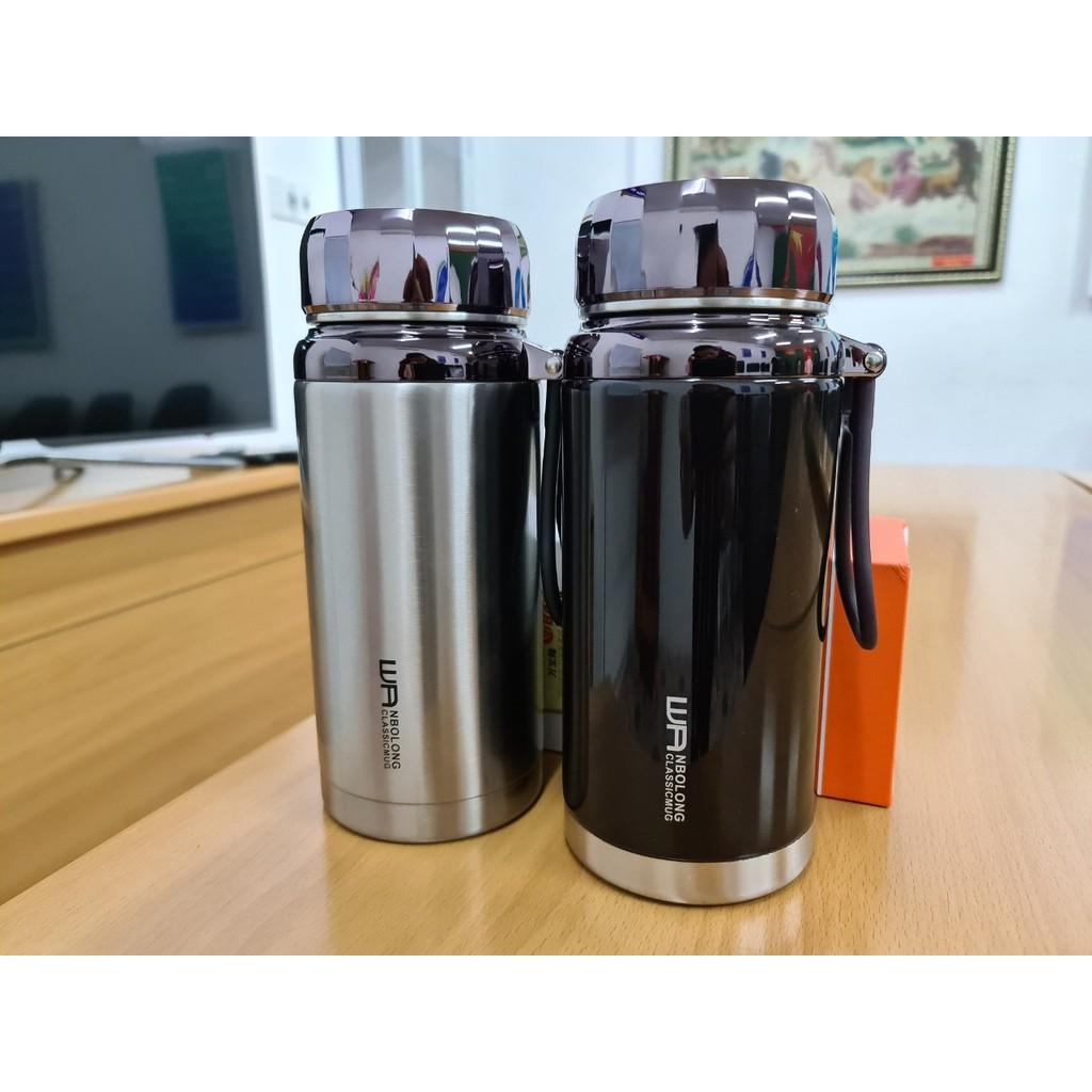 Bình Giữ Nhiệt Nắp Kim Cương Chất Liệu Inox Cao Cấp Dung Tích 1200ML  Giữ Nóng 48H Giữ Lạnh 72H
