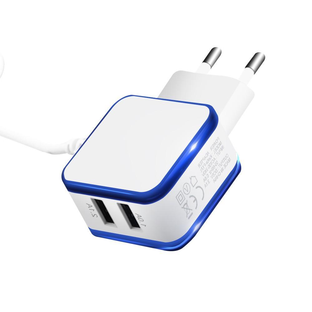 Dây USB cắm tường phích cắm EU 18W sạc nhanh QC3.0