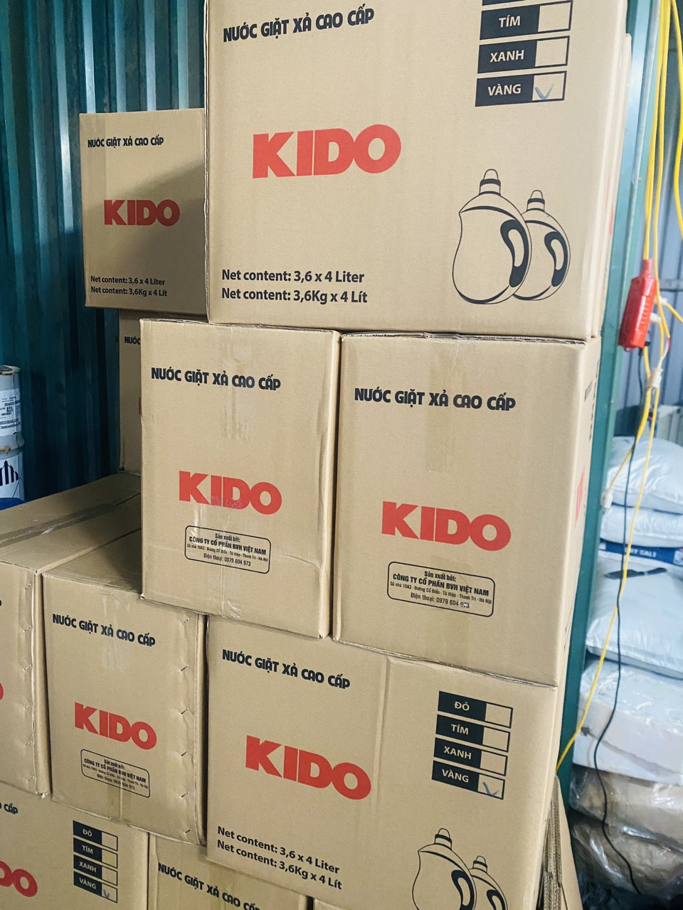 Nước Giặt Xả Quần Áo KIDO Hương Nước Hoa Pháp 3,5 lít - Toả hương thơm ngát