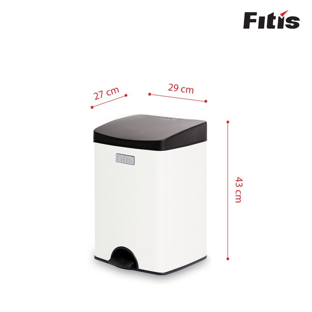 THÙNG RÁC INOX FITIS SPS1-904-TRẮNG-15L