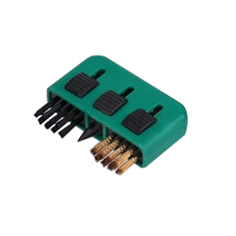 Câu lạc bộ gôn 3 trong 1 Groove Putter Wedge Ball Bàn chải làm sạch Giày Cleaner Golfer Color: Black