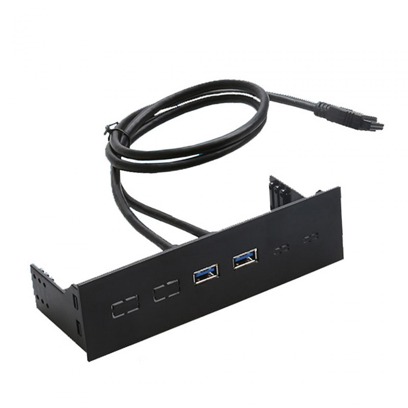 5.25" Front Panel Optical Drive Front Panel,Multifunction,High Speed USB Hubs Plug and Play USB Front Panel Adapter ,Computer Expansion Board