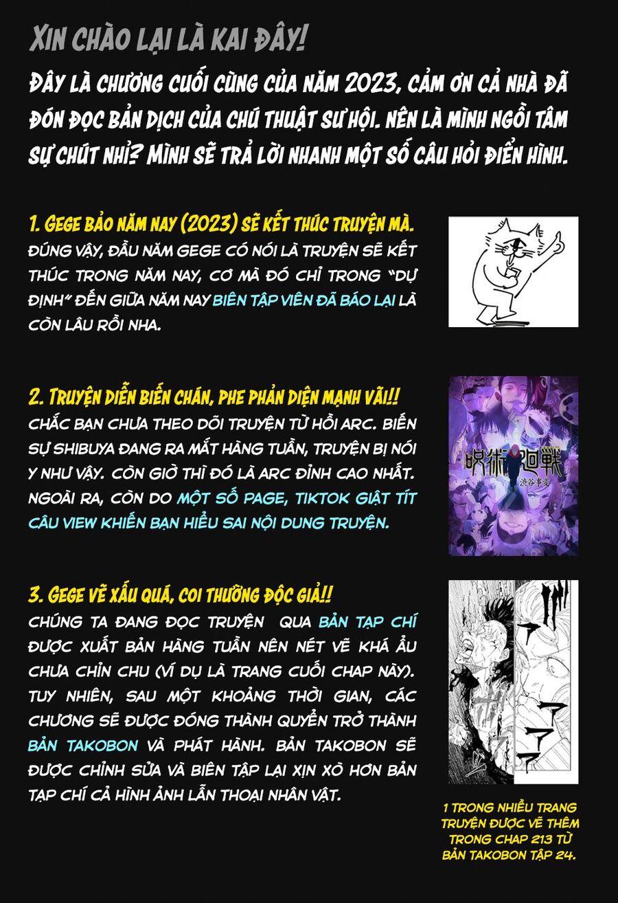 jujutsu kaisen - chú thuật hồi chiến chapter 247 21