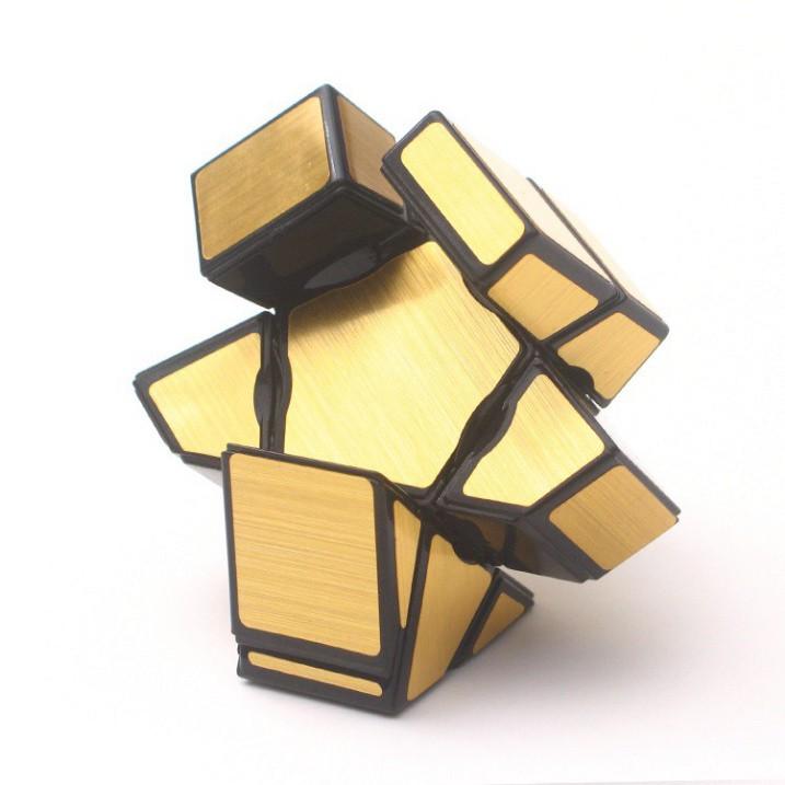 Rubik Biến Thể Rubik Ghost Mirror Cube YongJun 1x3x4 Khối Lập Phương Rubik Vàng Gold