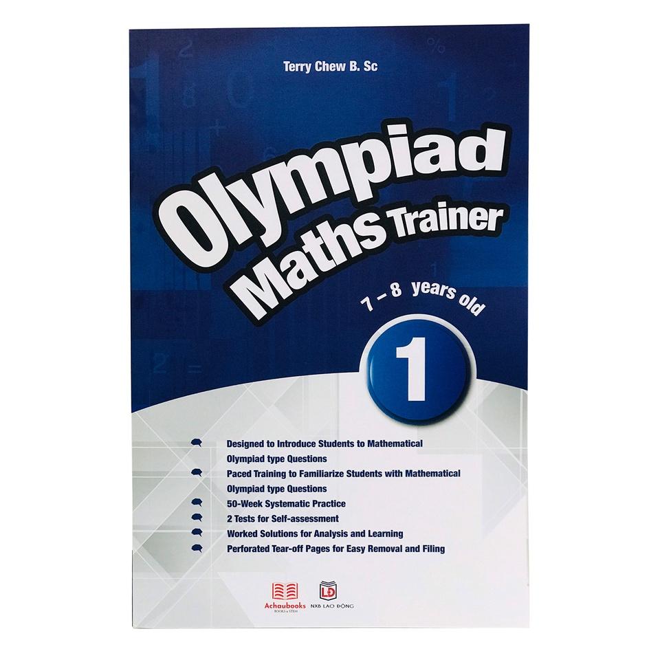 Sách olympiad maths trainer 1,2,3 ( Tiếng Anh )