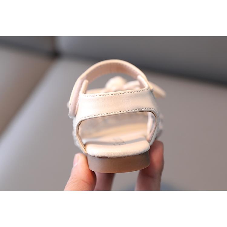 Giày sandal cho bé gái đan dây phong cách Hàn Quốc đế mềm chống trơn trượt size 21-36 hàng Quảng Châu cao cấp