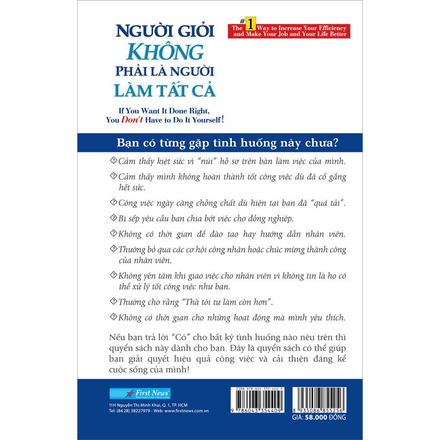 Người Giỏi Không Phải Là Người Làm Tất Cả (Tái Bản)