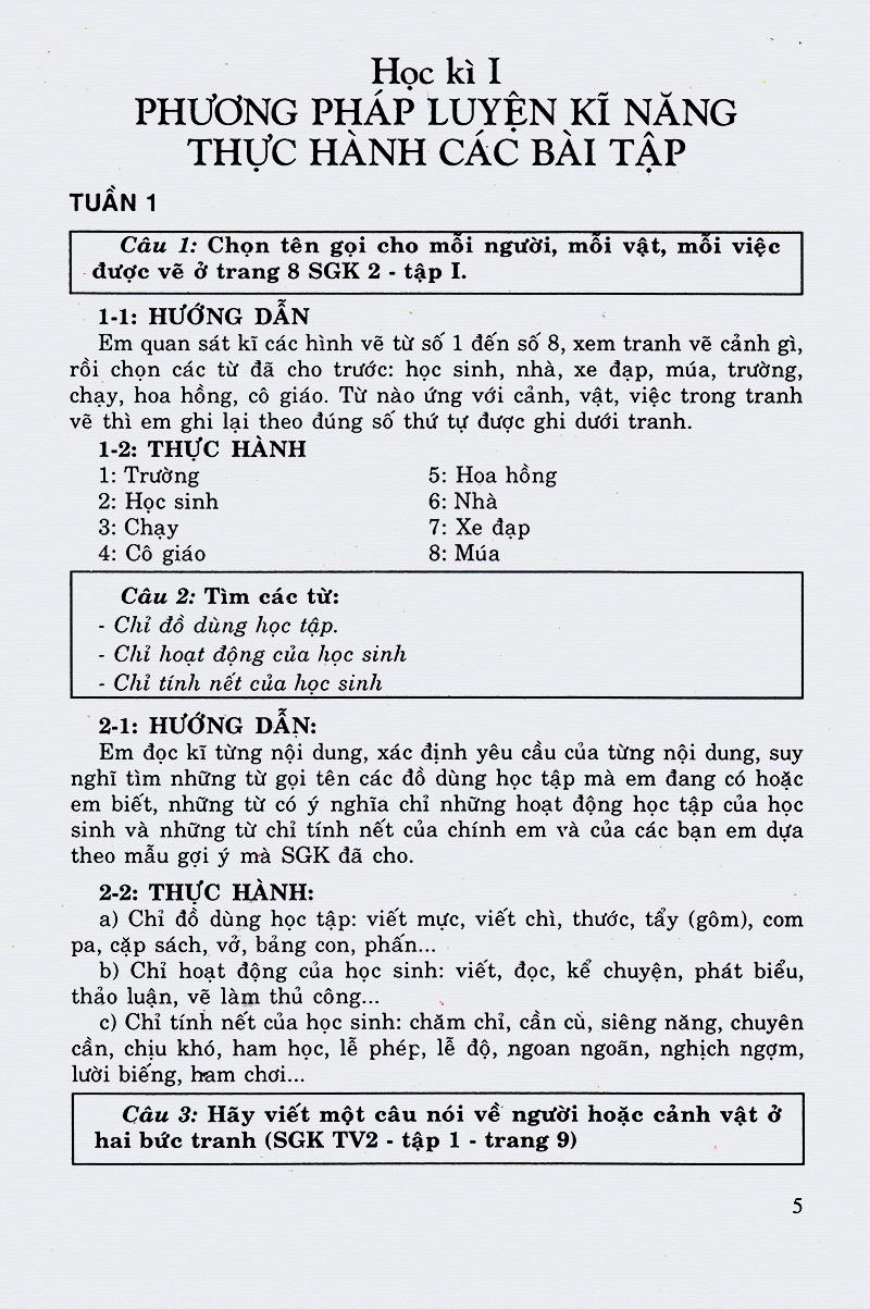 Luyện Từ Và Câu Lớp 2  (Tái Bản 2018)