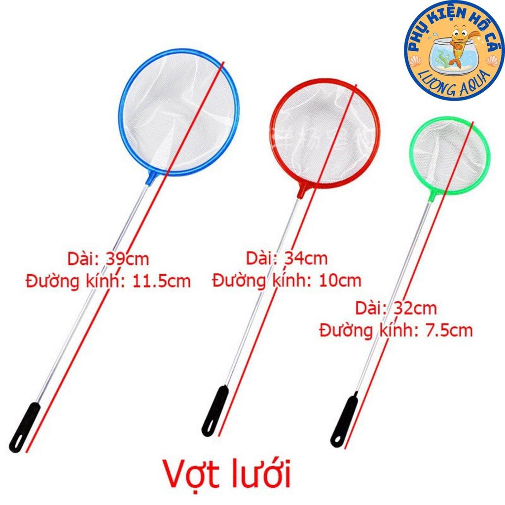 Vợt cá tròn,vợt lưới thưa, vợt nano nhiều kích thước betta, guppy, atm... ,phụ kiện hồ cá cảnh thủy sinh, hòn non bộ