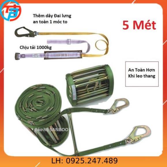 Dài 5M - Thang dây thoát hiểm trên cao