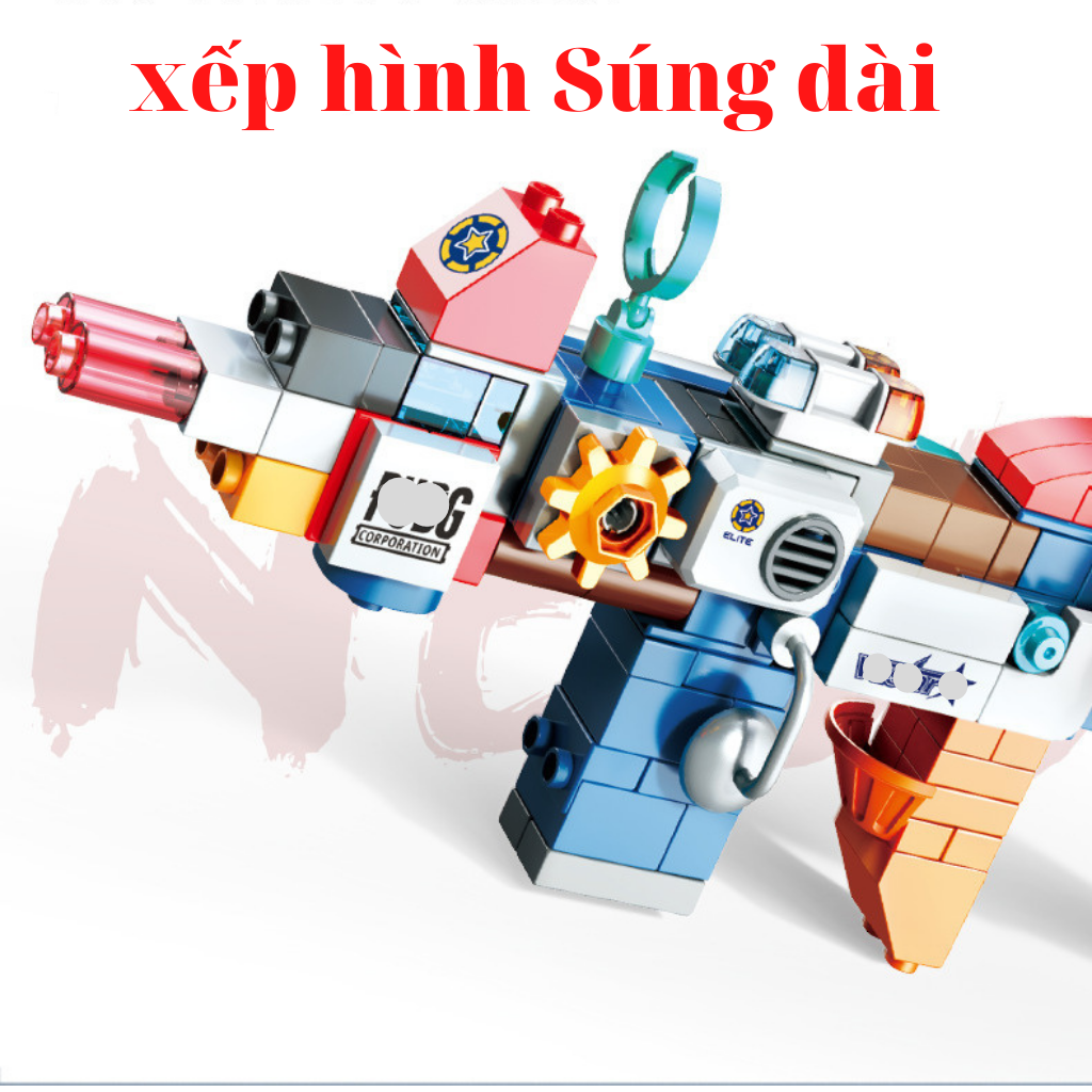 Đồ Chơi Giáo Dục Lắp Ráp Xếp Hình Robot 130 Chi Tiết To Dành Cho Trẻ Em 3,4,5,6,7,8 Tuổi 