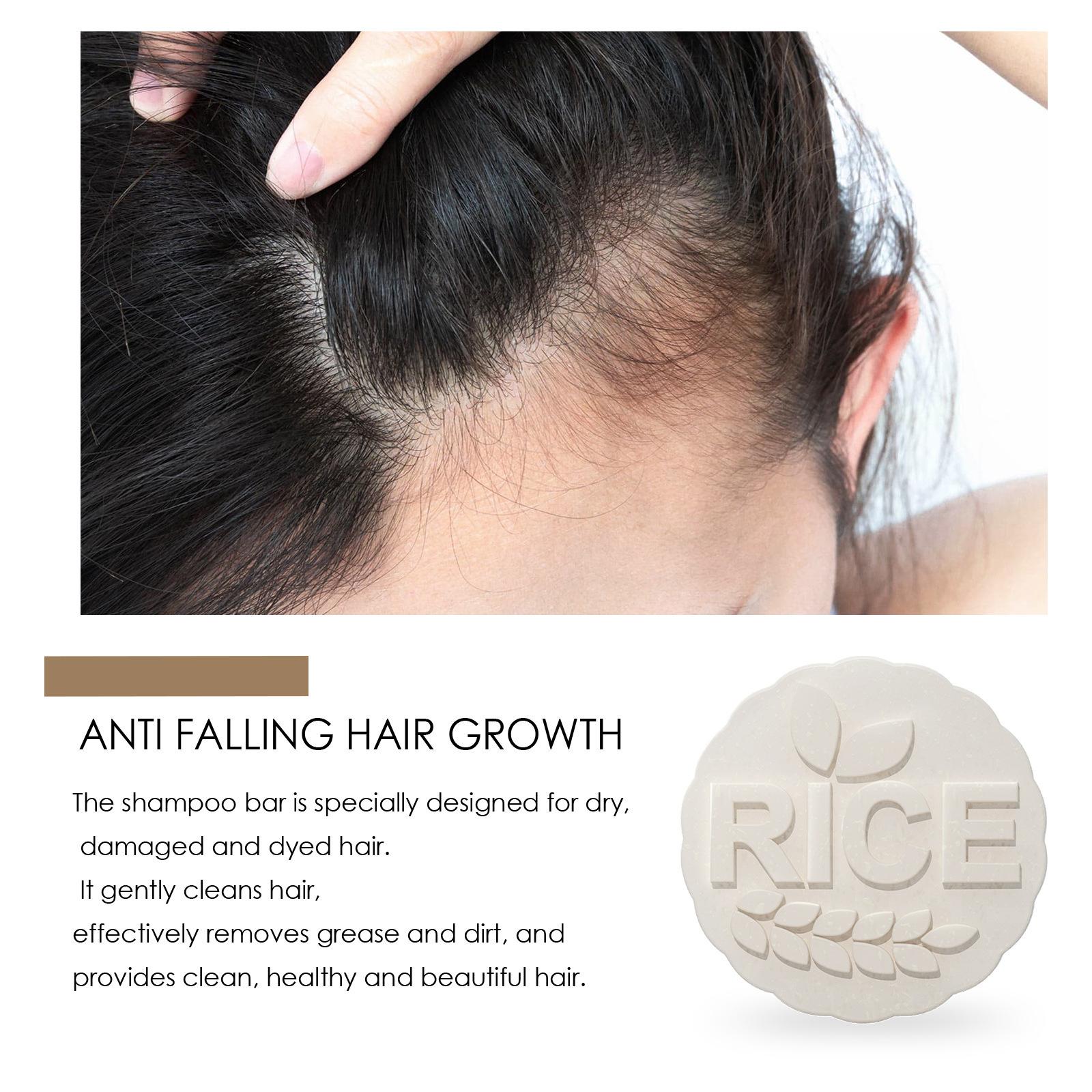 EELHOE 100g Anti-hair Loss Shampoo Bar Increasing Hair Volume Nourish Hair Root Hair Growth