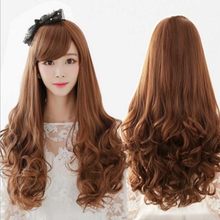 Tóc giả nữ hàn quốc tặng kèm lưới TT43