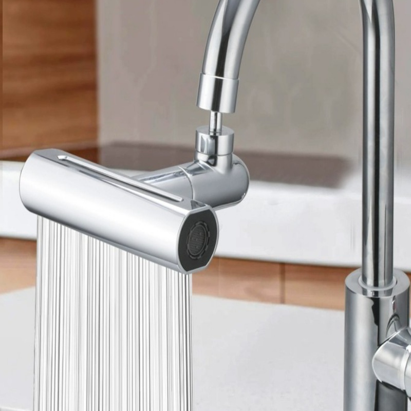 Bộ đầu chia vòi nước chậu rửa mặt lavabo kiêm vòi sen lọc nước gội đầu dây lò xo dài 1m đầu chuyển đổi inox 304 không gỉ