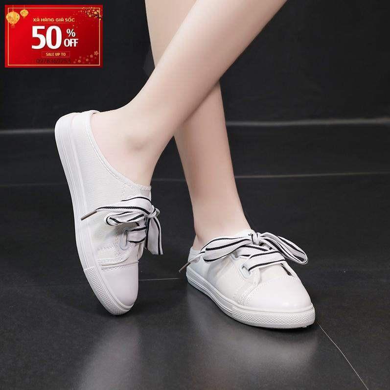 FreeShip Giày Sục Sneaker Nữ Vải Cao Cấp Stye Hàn Quốc Cực Xinh - 3181