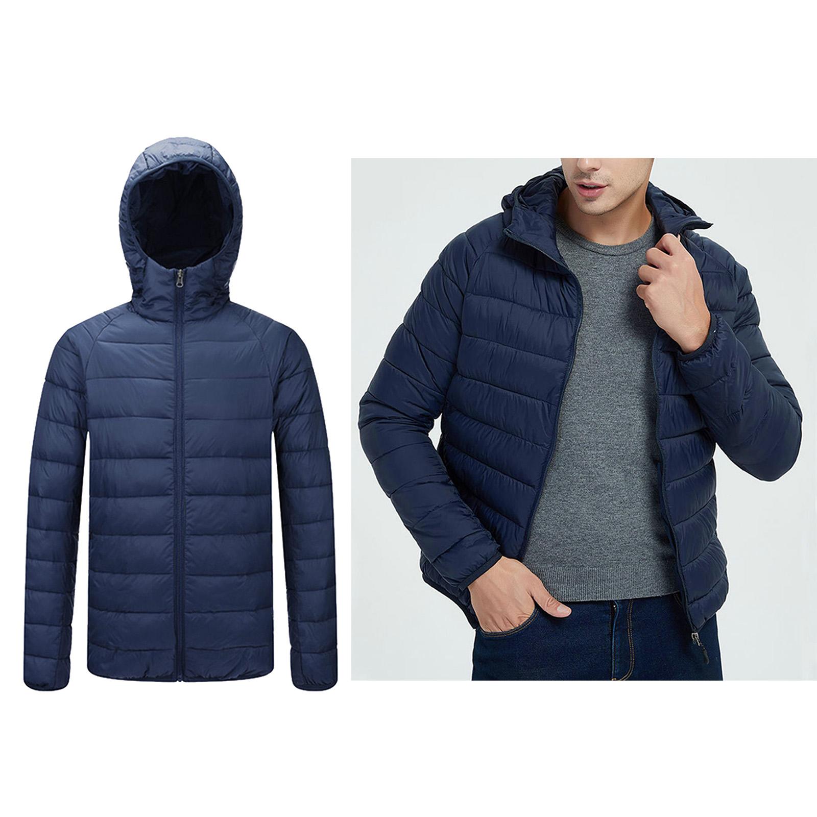 Men's Winter Ultralight Duck Down Jacket Puffer Coat