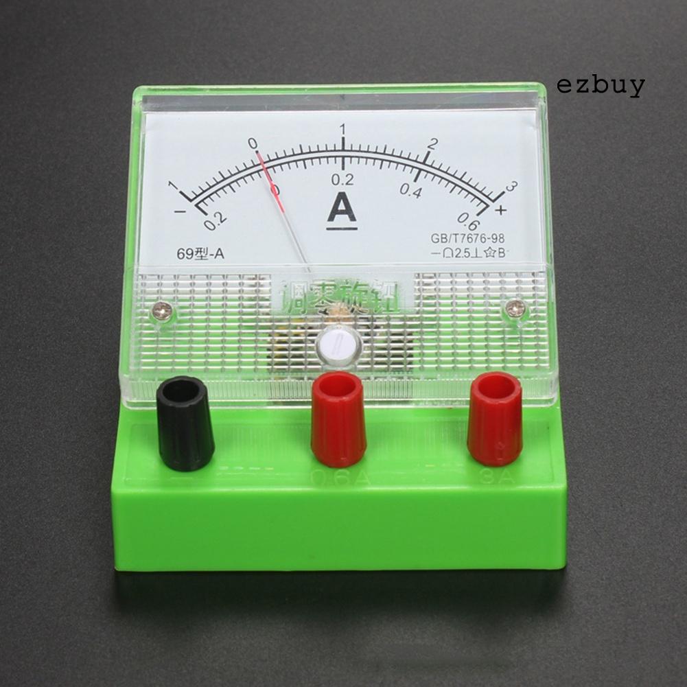 EY-Analog Current Meter Ammeter Class 2.5 Electricity Teaching Experiment Tool