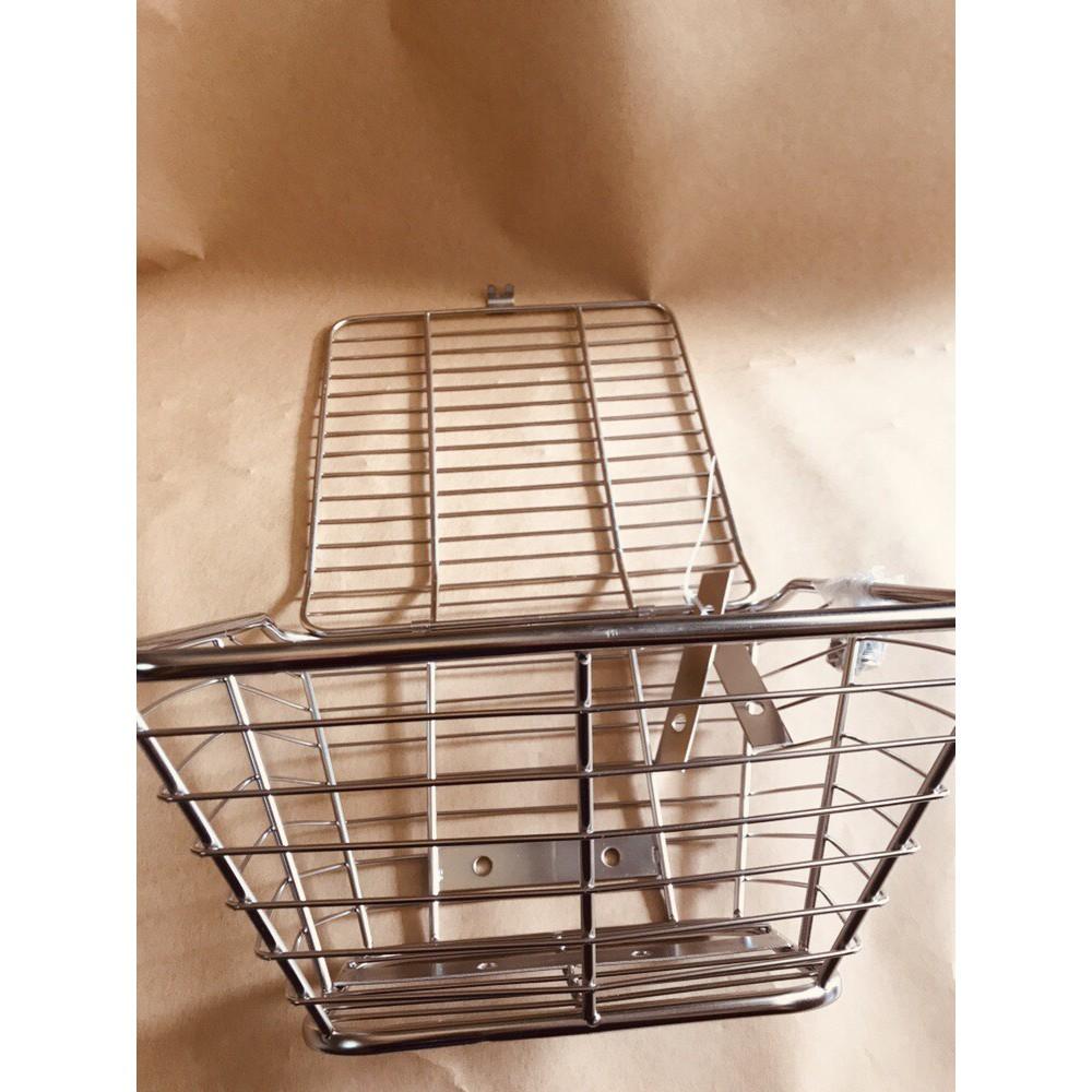 Rổ inox 10ly có nắp đậy cho Wave, Dream . Hàng hiếm chưa ai xài đây !!!!!