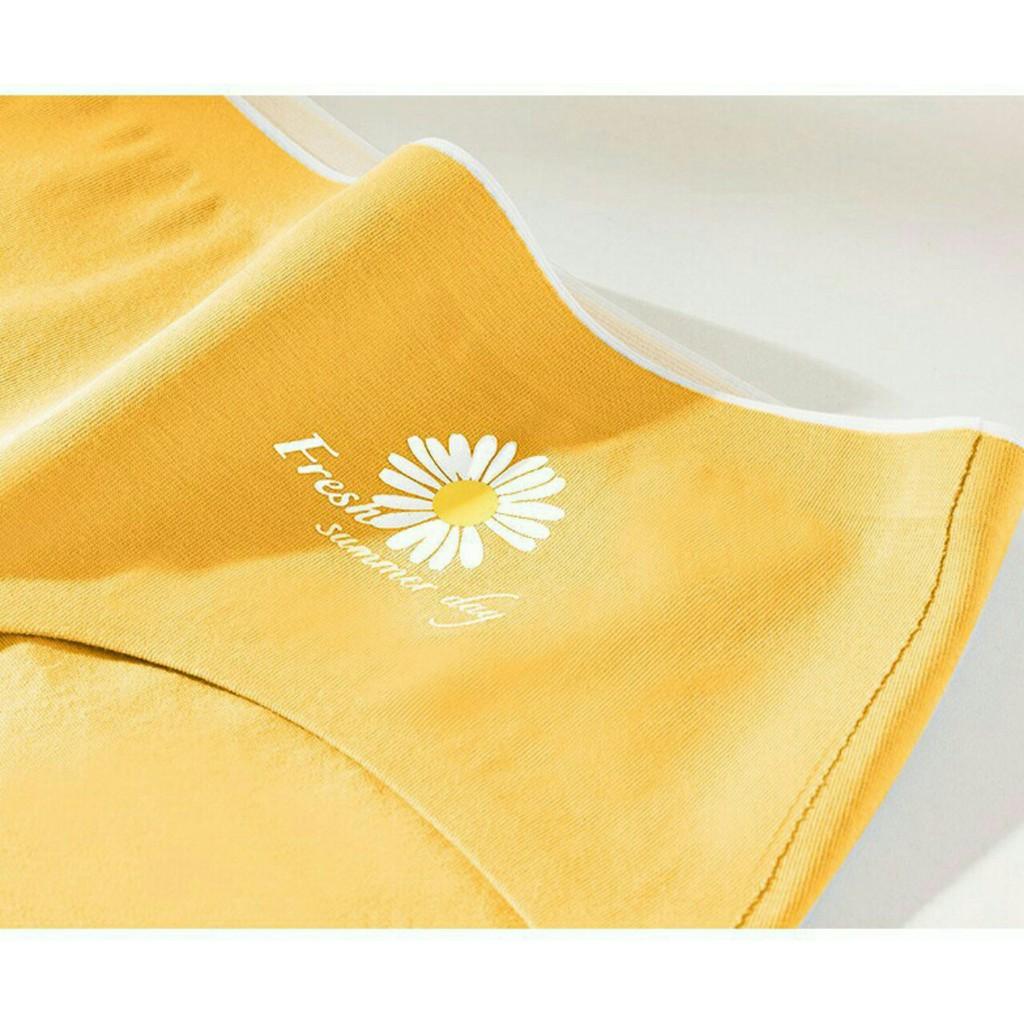 Quần Lót Cotton Không Đường May Hoa Cúc