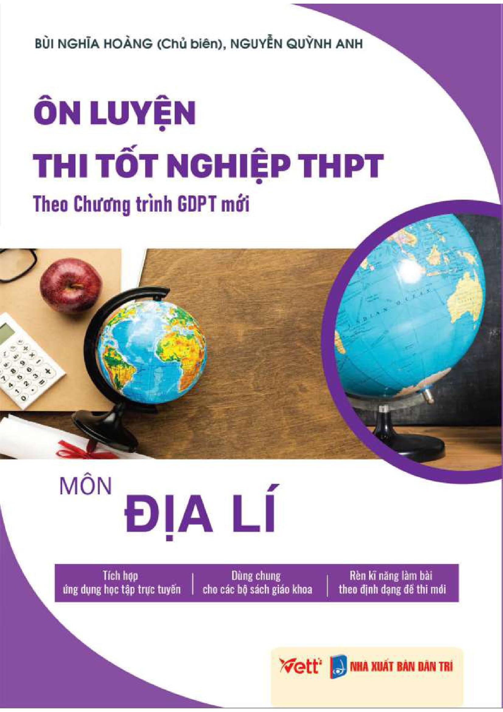 Sách - Ôn Luyện Thi Tốt Nghiệp THPT Theo Chương Trình GDPT Mới - Môn Địa Lí