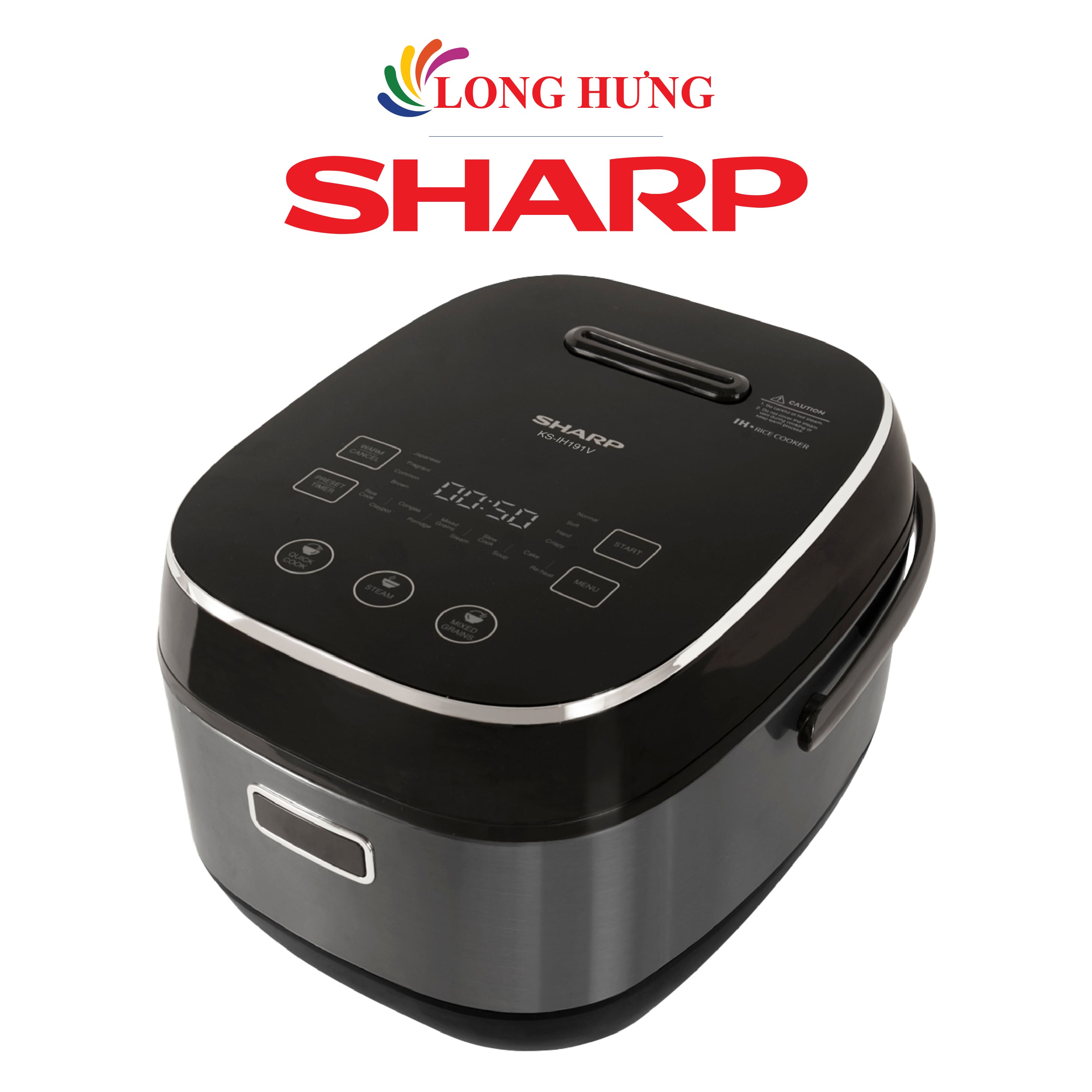 Nồi cơm điện cao tần Sharp 1.8 lít KS-IH191V - Hàng chính hãng