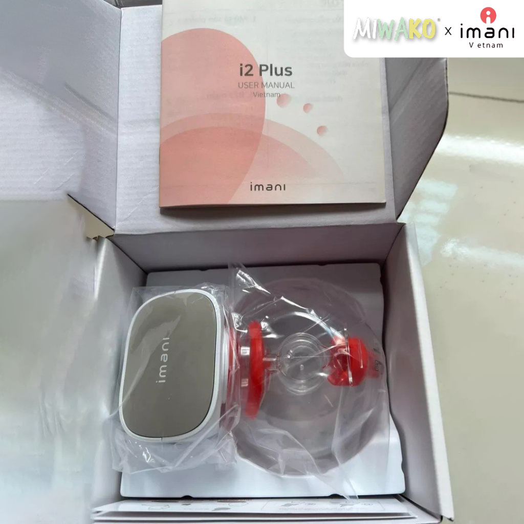 Máy hút sữa không dây IMANI I2 PLUS máy hút sữa rảnh tay chất liệu silicon không chứa BPA