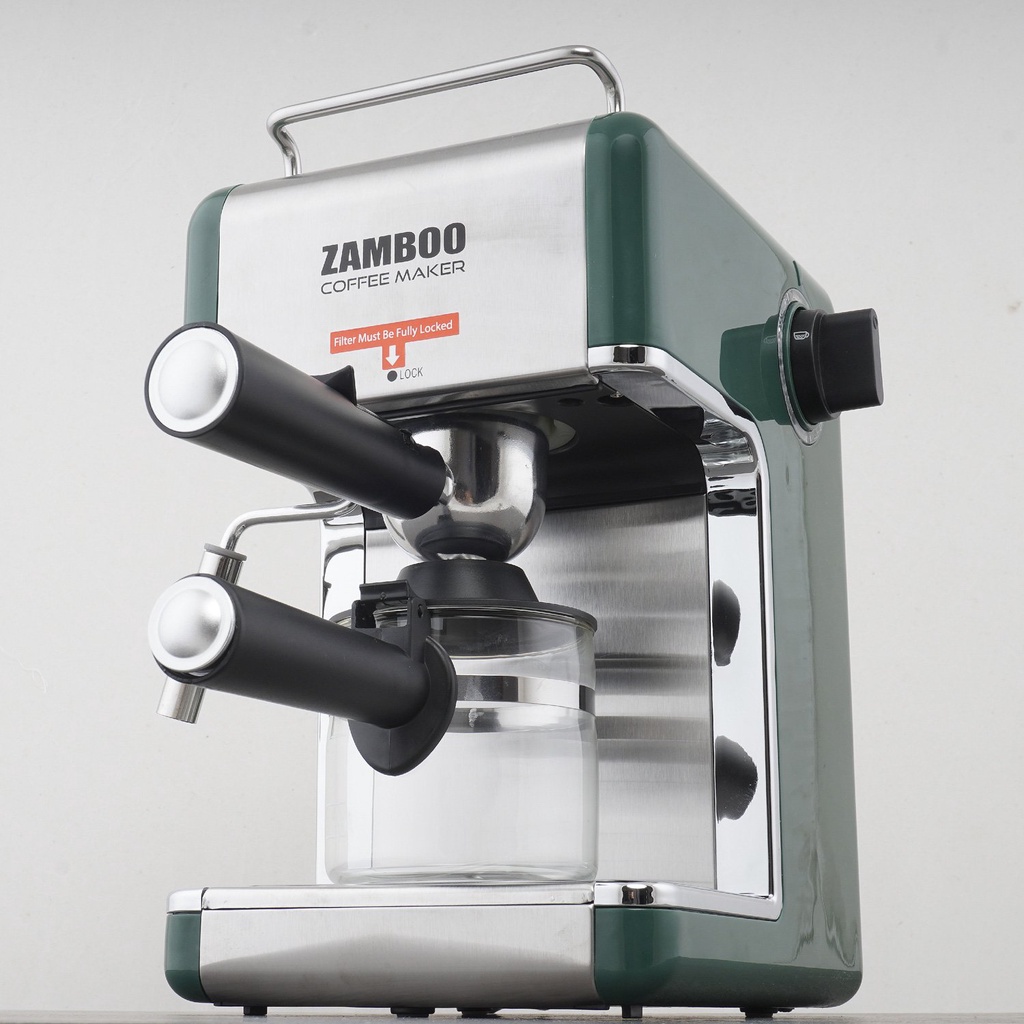 Máy Pha Cà Phê Espresso Zamboo ZB-68CF Hàng Chính Hãng