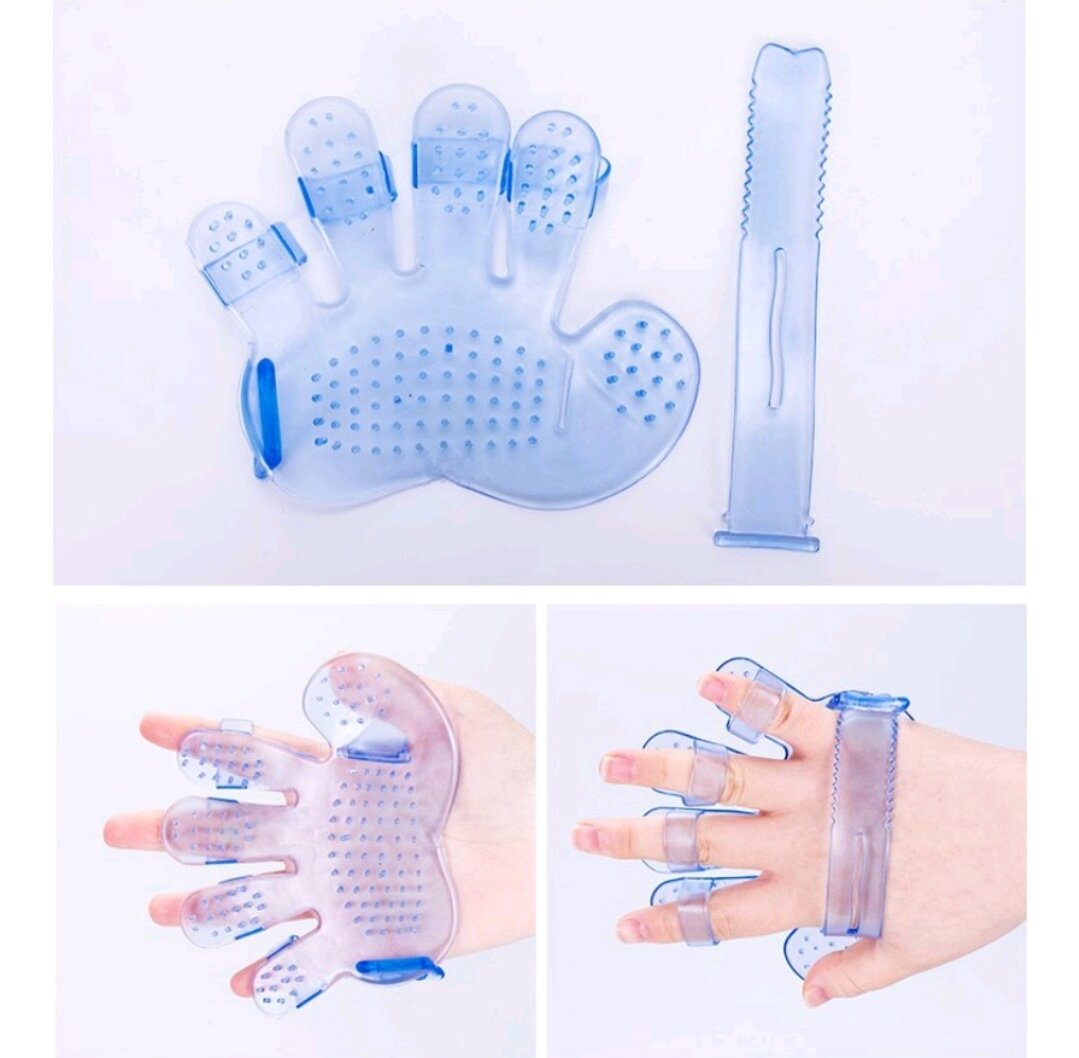 Găng Tay Chải Tắm Massage Cho Chó Mèo, Găng Tay Lấy Lông Rụng Tránh Rối Lông Cho Thú Cưng Hiệu Quả