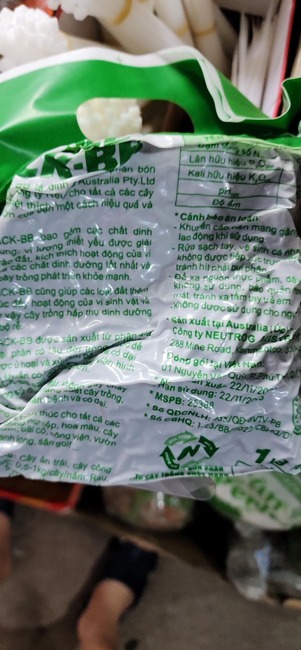 Phân cá của úc BOUNCE BACK: túi 1 kg Đ/c: An Đồng, An Dương, Hải Phòng Chuyên dùng cho hoa lan , cây cảnh. ️Chuyên dùng cho Cây Lan Bón lót, bón thúc cho tất