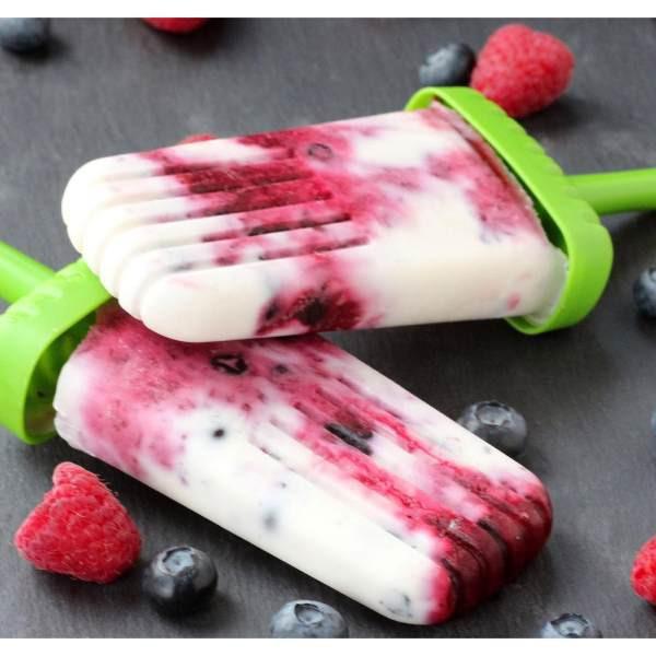 Bộ khuôn làm kem 6 que nhựa đẹp